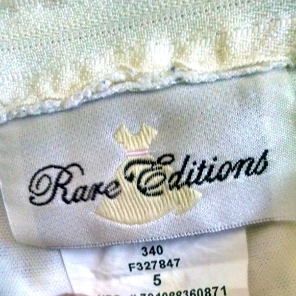 Rare Editions White Lace Long Sleeves Dress - Picture 7 of 8